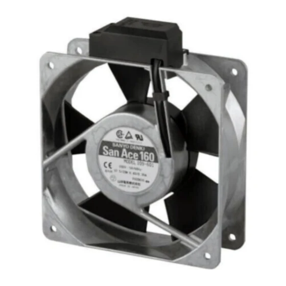 Sanyo Denki 109-601 Ventilator