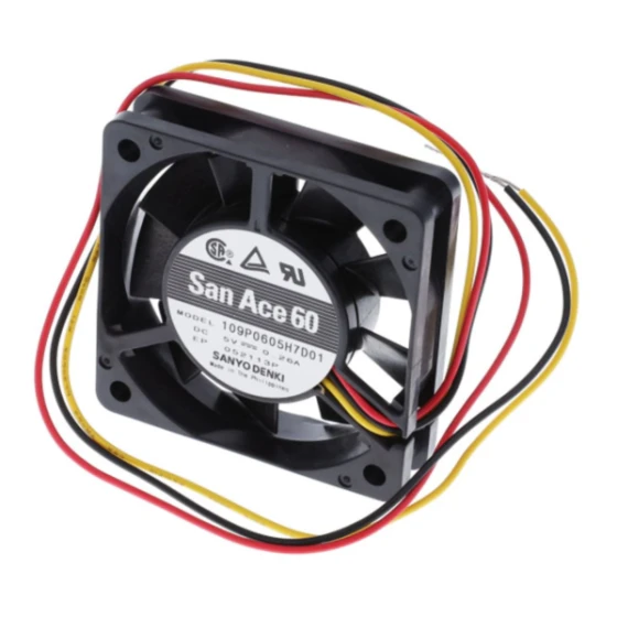 Sanyo Denki 109P0605H7D01 Ventilator