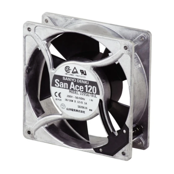 Sanyo Denki 109S025UL Ventilator