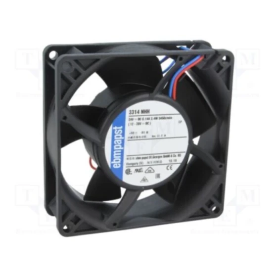 EBMPAPST 3314NHH Ventilator