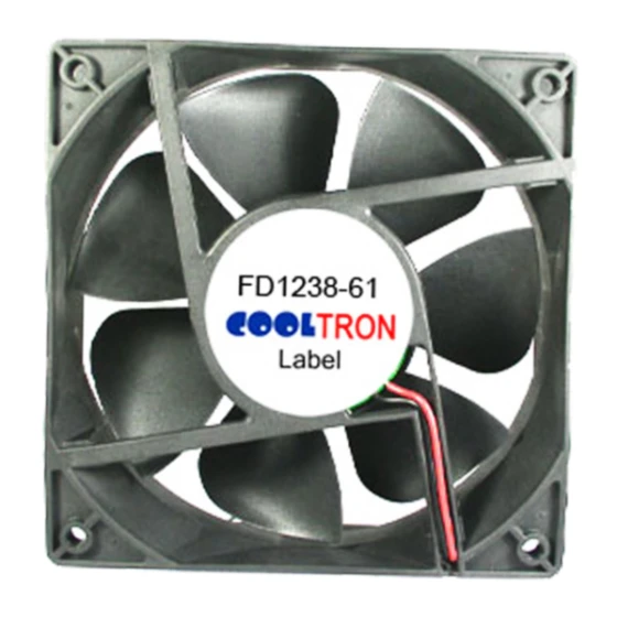 Cooltron Industrial Supply FD1238B24W3-61-3RY Lüfter