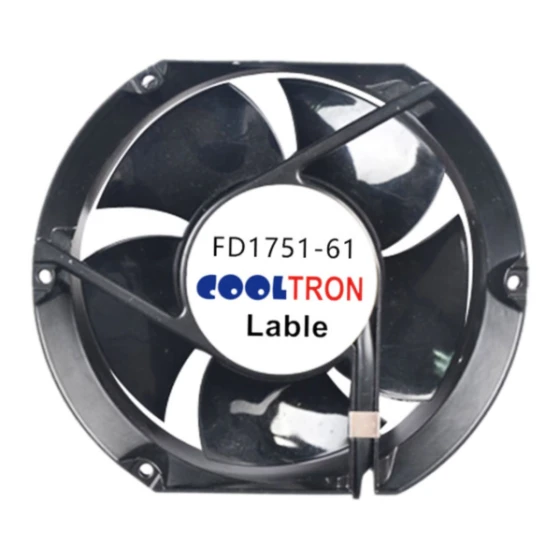Cooltron Industrial Supply FD1751B24W7-3P-61 Lüfter