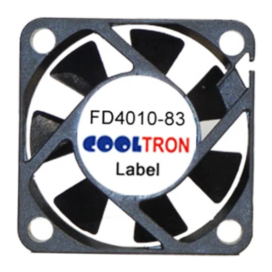 Cooltron Industrial Supply FD4010B12W5-83-2N4 Lüfter
