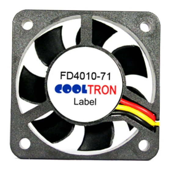 Cooltron Industrial Supply FD4010B24W5-71-2NSC2 Lüfter