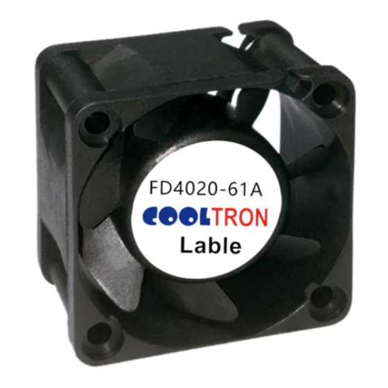 Cooltron Industrial Supply FD4020B12W9-61A-4JC2 Lüfter