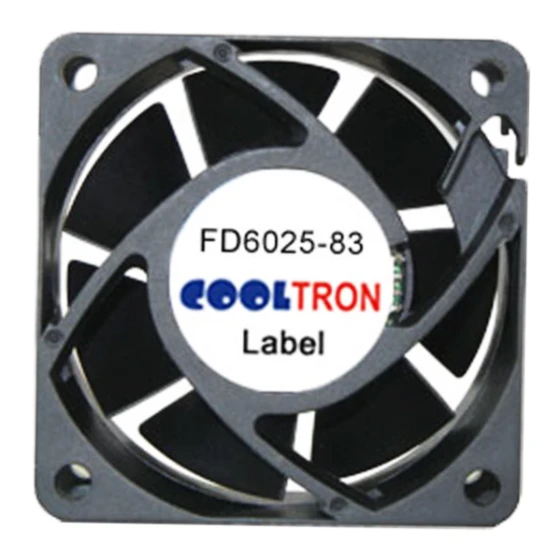 Cooltron Industrial Supply FD6025B12W7-83-2N Lüfter