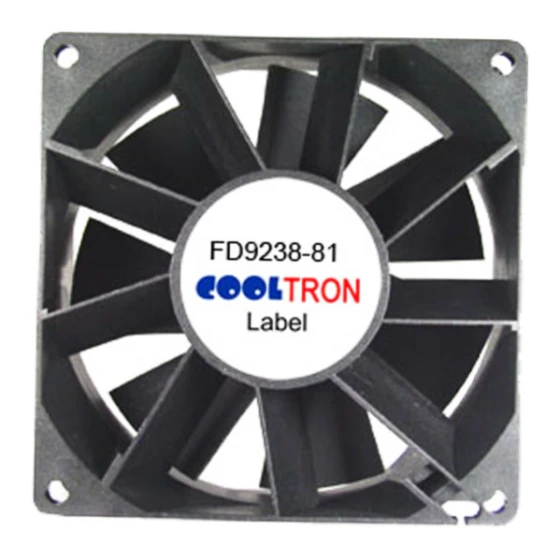 Cooltron Industrial Supply FD9238B12W5-81-2RX.C Lüfter